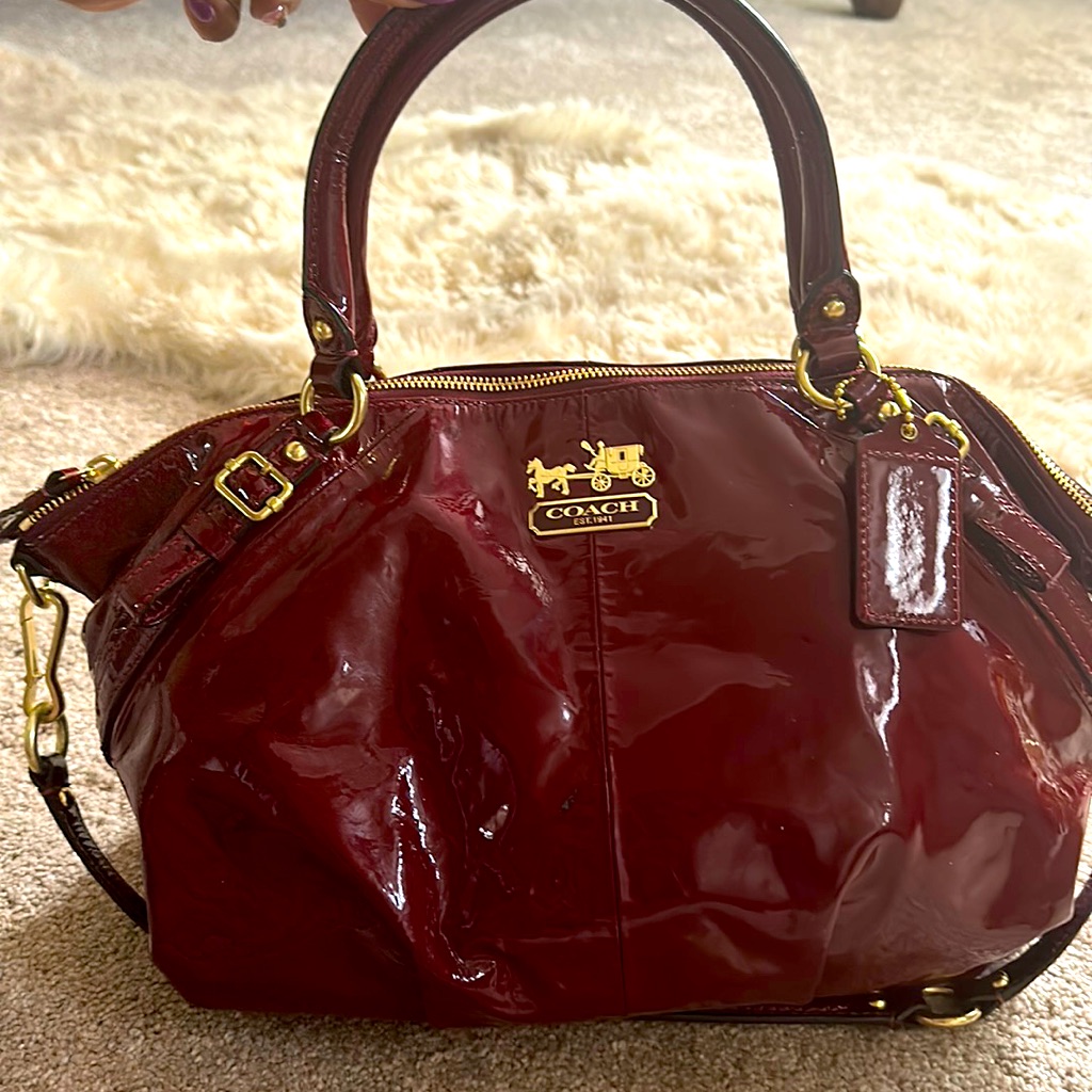 Coach Red Handbag Satchel